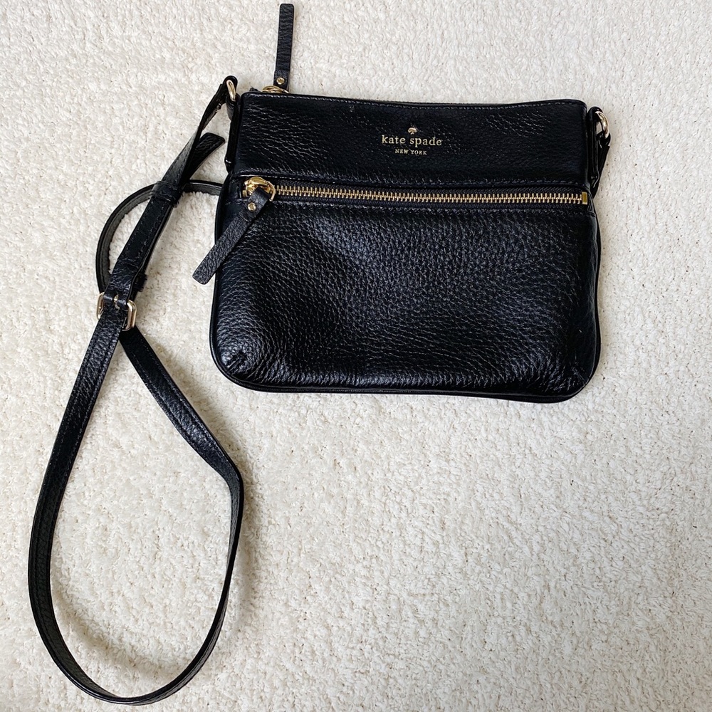 KATE SPADE- Medium Black Crossbody